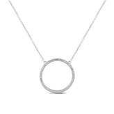 NB-2338 Střibrný náhrdelník kolečko