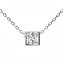 NB-2119 Střibrný náhrdelník s přívěškem - čtvereček