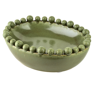 YARINE BALL Naczynie dekoracyjne owalne22x17x8cm kulki