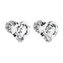 EG2034-C Stříbrné náušnice srdíčka Crystals from Swarovski® Crystal - srdce
