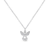 NB-2018 Střibrný náhrdelník andílek - andílci
