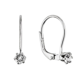 EG1702 Pozlacené náušnice se Swarovski krystalem