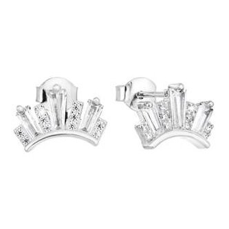 EG2838 Stříbrné náušnice se zirkony