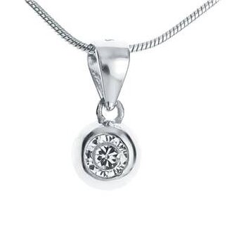 NB-2035 Střibrný náhrdelník