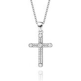 NB-2233 Střibrný náhrdelník s křížkem