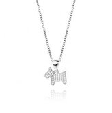 NB-2210 Střibrný náhrdelník s pejskem - zvířátka