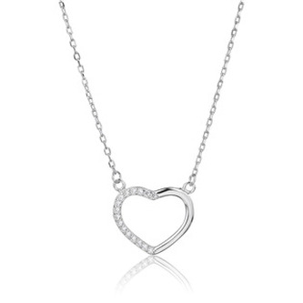 NB-2388 Střibrný náhrdelník srdce
