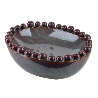 YARINE BALL Naczynie dekoracyjne owalne22x17x8cm kulki