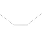 NB-0465 Stříbrný náhrdelník s destičkou