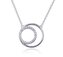 NB-2176 Střibrný náhrdelník kolečko