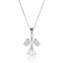 NB-2151 Střibrný náhrdelník - andílek se zirkony - andílci