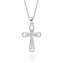NB-2230 Střibrný náhrdelník s křížkem