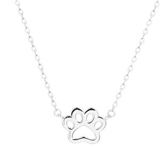 NB-2417 Střibrný náhrdelník psí tlapka - zvířátka