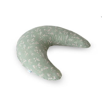 CEBA BABY Polštář kojicí HUGGY (150x60x37) Basic Žerzej Green Meadow