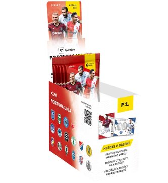 Fotbalové karty Fortuna Liga 2023-2024 2. série - Retail box