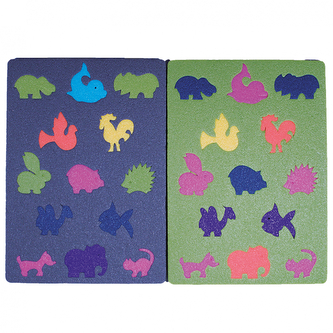 Sedátko se zvířátky malé Yate 30x21 cm - různé barvy