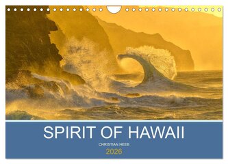 SPIRIT OF HAWAII (Wandkalender 2026 DIN A4 quer), CALVENDO Monatskalender