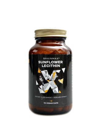 BrainMax - Sunflower lecithin 90 rostlinných kapslí