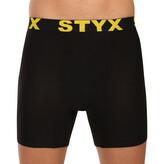 Pánské boxerky Styx long sportovní guma černé (UN6960) XXL