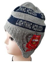 Čepice CARS speed attack zimní chlapecká šedá, velikosti: 54