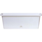 Truhlík samozavlažovací CAMELIA W s háky - bílý 50,8 cm, doprodej