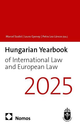 Hungarian Yearbook of International Law and European Law 2025 (13)