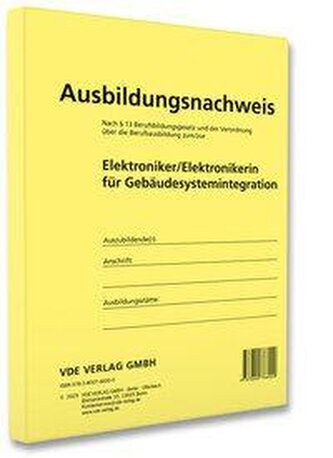 Ausbildungsnachweis Elektroniker/Elektronikerin für Gebäudesystemintegration