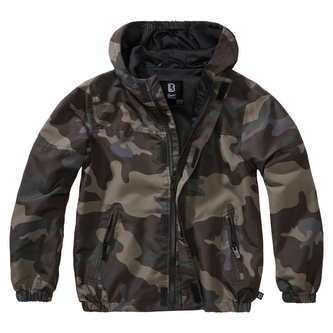 Dětská bunda Summer Windbreaker Frontzip, Brandit, darkcamo, 158/164
