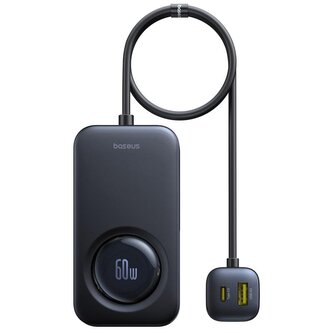 Nabíječka do auta Baseus PrimeTrip USB-C 1,5m 60W 3x USB, 3x USB-C černá