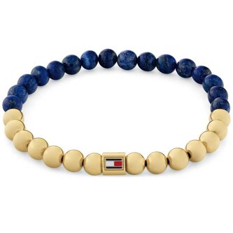 Korálkový náramek s lapis lazuli Semi-Precious Beads 2780963 Tommy Hilfiger