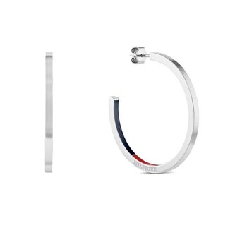 Módní kruhové kruhové náušnice z oceli 2780811 Tommy Hilfiger