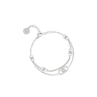 Dvojitý ocelový náramek s krystaly LJ2903 Liu Jo