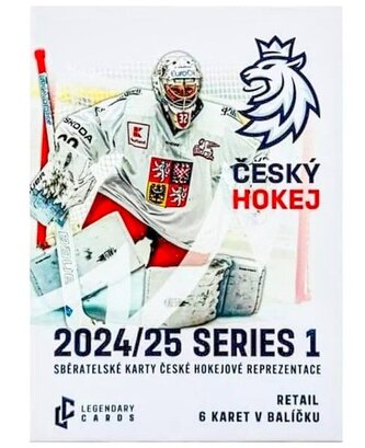 Hokejové karty Český hokej 2024/25 Series 1 - Retail Balíček
