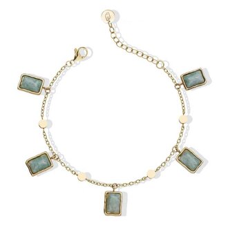 Půvabný ocelový náramek s přívěsky LJ2859 Liu Jo