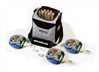 Pálky na stolní tenis JOOLA SET BAG 14 ks + 30 míčků (Dřevo)