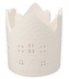 Svícen s domky porcelánový 10 x 11 x 10 cm