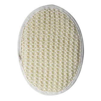 MSV exfoliační sisalová houba SISAL, bílá, oválná