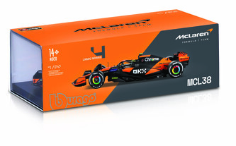 Bburago 1:24 RACE Formula F1 - McLaren F1 Team MCL38 (2024) #81 (Oscar Piastr) - Hard case