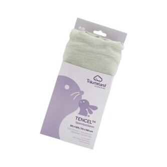 TRÄUMELAND prostěradlo Tencel UNI Desert Sage