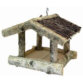 Krmítko pro ptactvo 27 x 26 x 21 cm, bříza