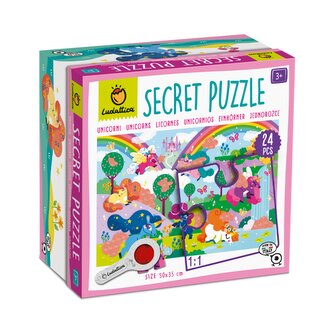 Ludattica  - Secret Puzzle s lupou, Jednorožci