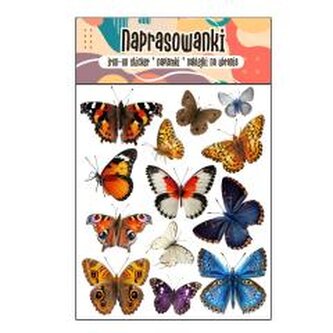 Naprasowanki Termo Naklejki na Ubrania Motyle
