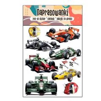 Naprasowanki Termo Naklejki na Ubrania Wyścigówki