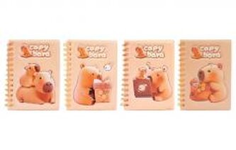 Notes B6 80K linia Kapibara mix