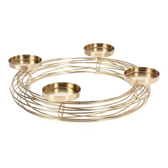 Adventní věnec kovový