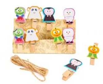 Klamerki ozdobne Shapes 10szt