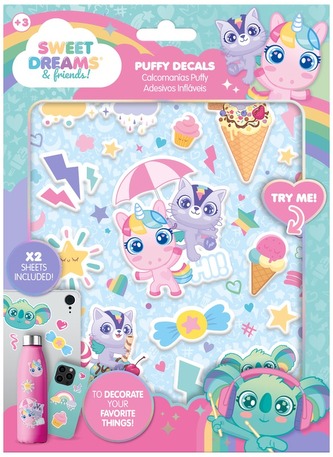 Naklejki puszyste do dekorowania Sweet Dreams, Kids