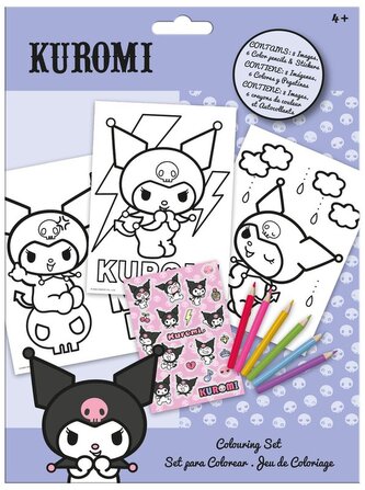 Zestaw do kolorowania z naklejkami Kuromi, Kids