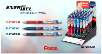 Display Piór Kulkowych Bl77wt 36szt., Pentel