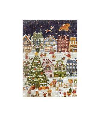 RoboTime Puzzle Štědrý den štěňat 1000 dílků